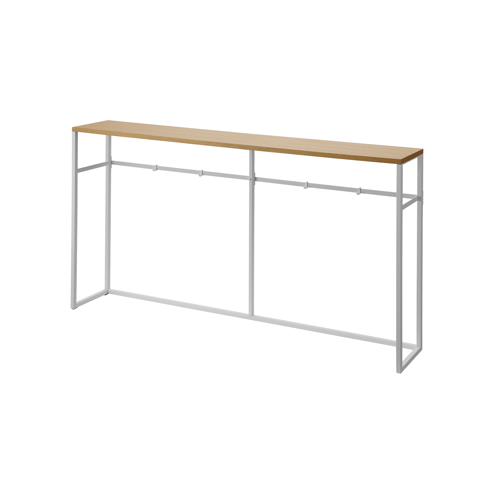 Table console longue - Deux styles (26" H) - Acier - Yamazaki Home