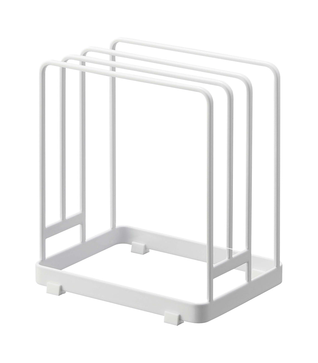 Yamazaki Home Round Cutting Board Stand - Steel - White