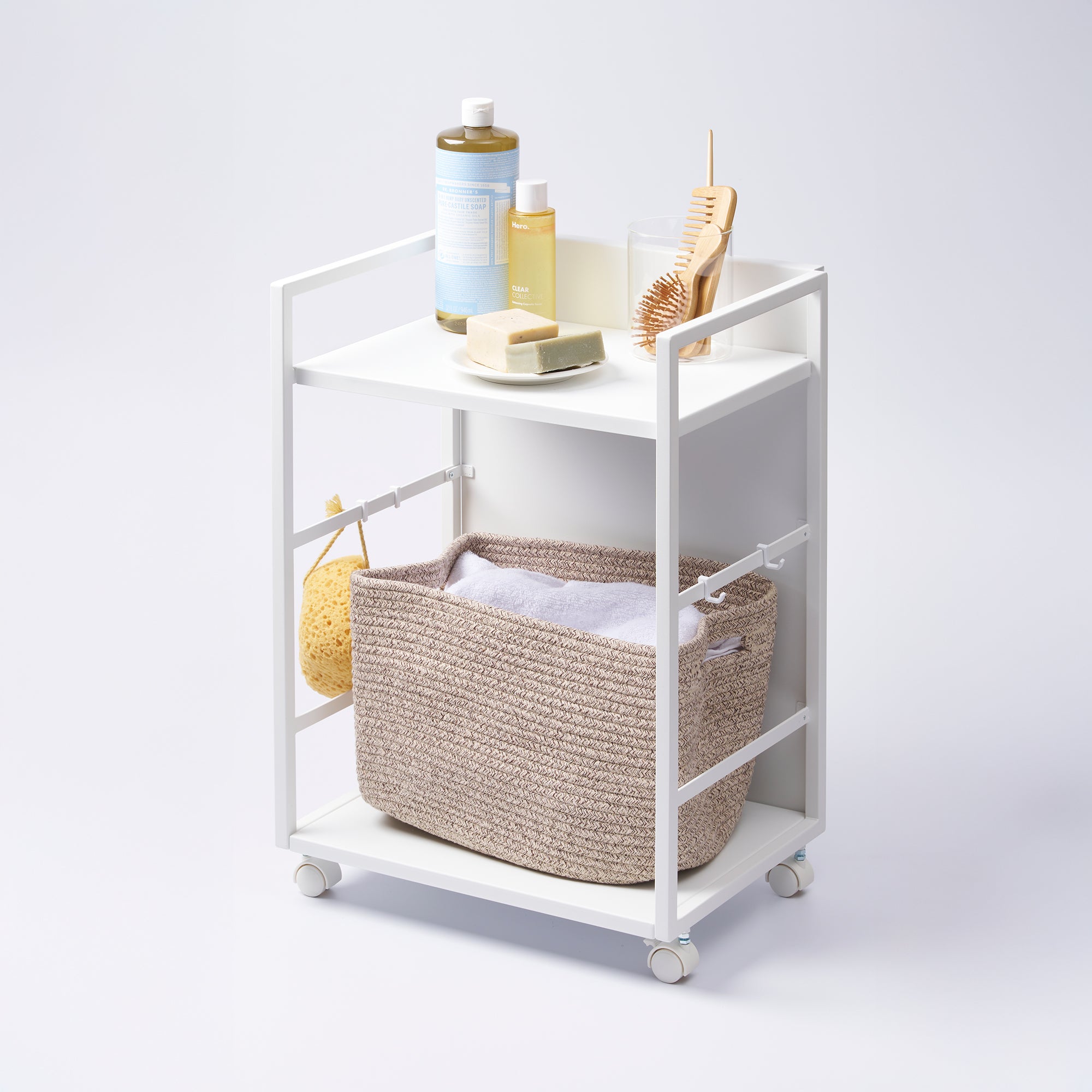Two-Tier Hideaway Storage Cart (24
