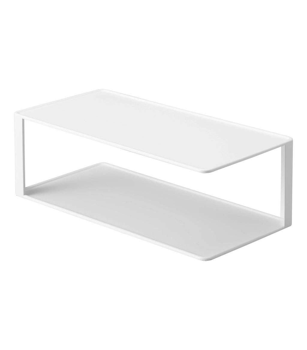 Yamazaki Home Plate Under Shelf Storage Rack - White