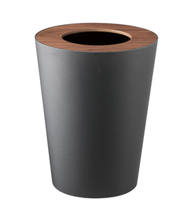 Replacement Liner Ring for Trash Can - Steel + Wood - Round on a blank background. view 4