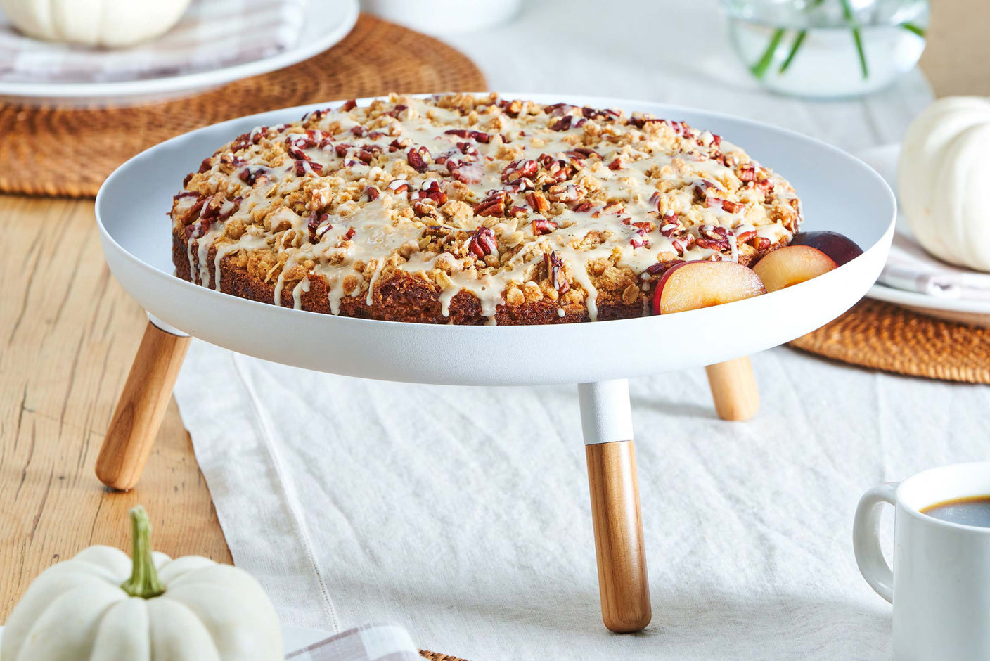 Autumn Chai Crumb Cake with ashleyjenke Yamazaki Home