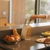 Apto Slot Knife Block - Steel + Wood