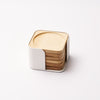 Apto Contour Coaster Set - Wood