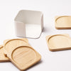 Apto Contour Coaster Set - Wood