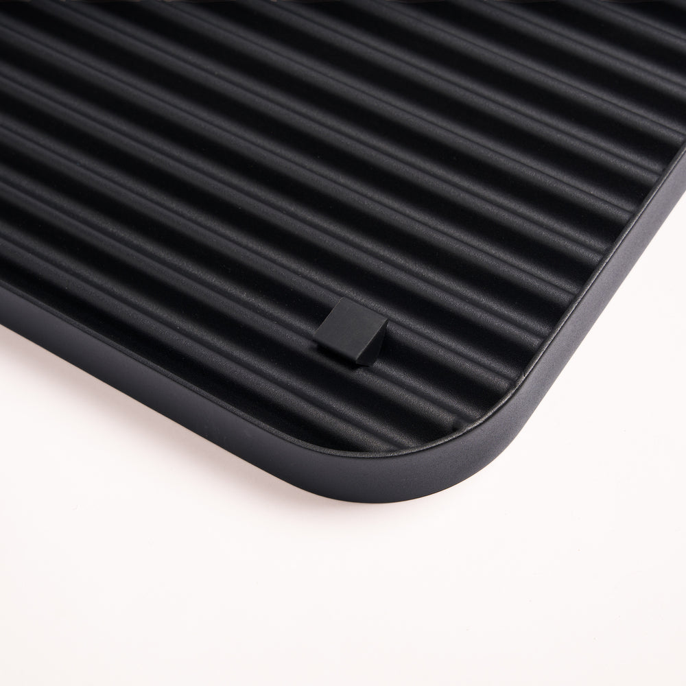 Apto Furrow Boot Tray - Steel - Black