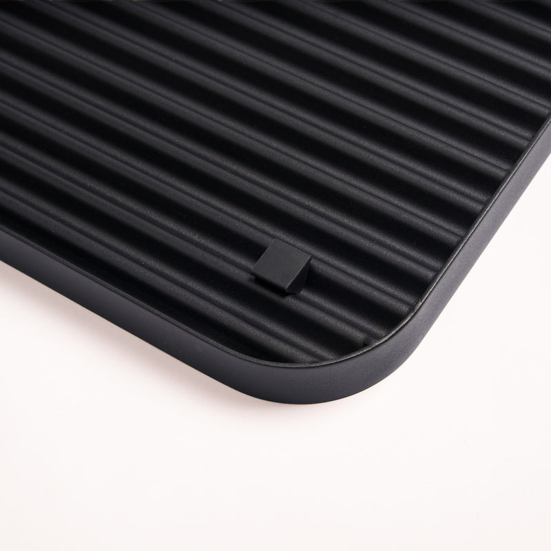 Apto Furrow Boot Tray - Steel - Black