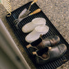 Apto Furrow Boot Tray - Steel - Black