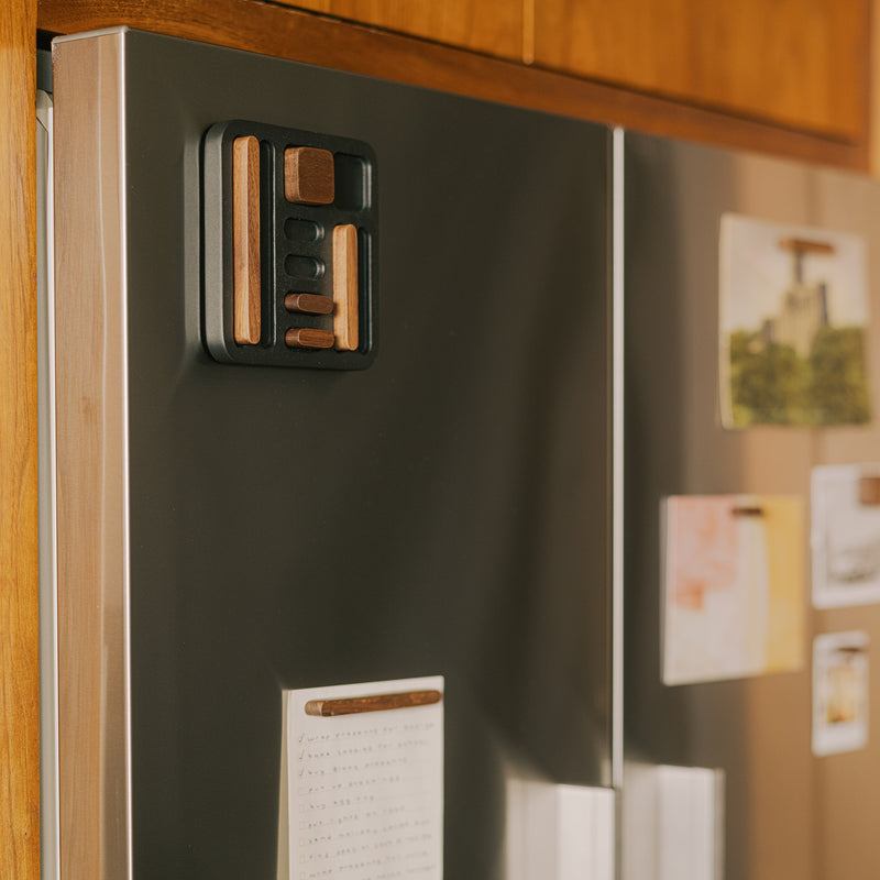 Apto Tidy Magnet Set - Steel + Wood