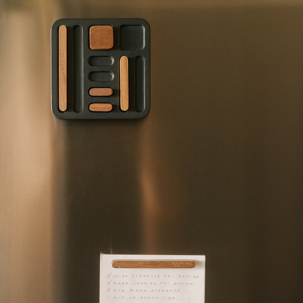 Apto Tidy Magnet Set - Steel + Wood