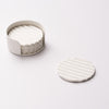 Apto Wave Coaster Set - Ceramic + Steel