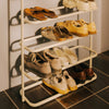 Apto Obround Shoe Rack - Tall - Steel - Ivory