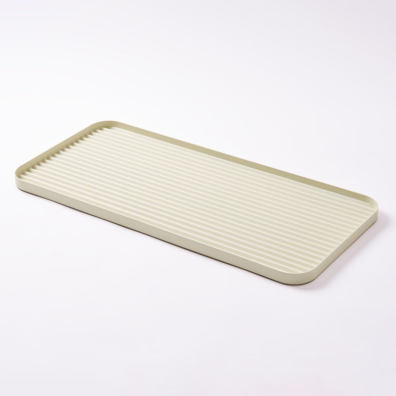 Apto Furrow Boot Tray - Steel - Ivory