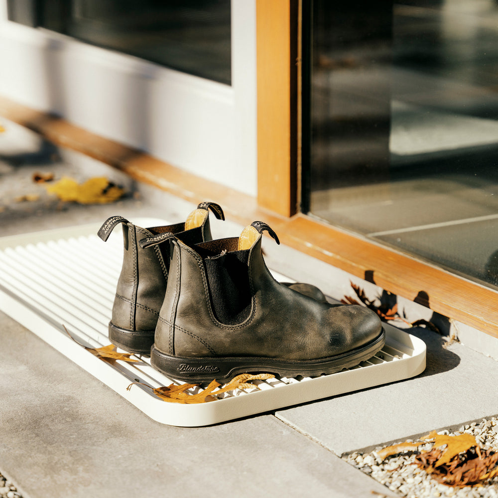Apto Furrow Boot Tray - Steel - Ivory