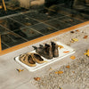 Apto Furrow Boot Tray - Steel - Ivory