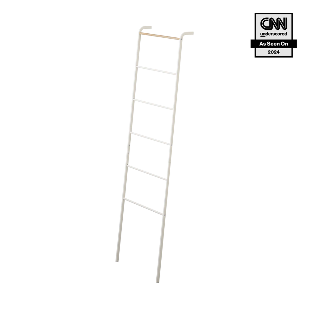 View 1 - Leaning Storage Ladder - Two Styles - Steel