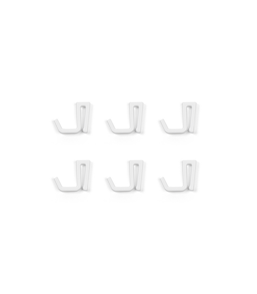 View 1 - Replacement Hooks (Set Of 6) -.