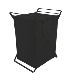 Laundry Hamper with Cotton Liner - Two Sizes - Steel + Cotton view 26