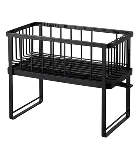 Two-Tier Wire Dish Rack - Steel. view 10