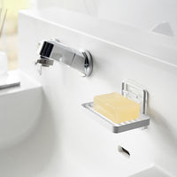 Yamazaki Home traceless adhesive soap holder.