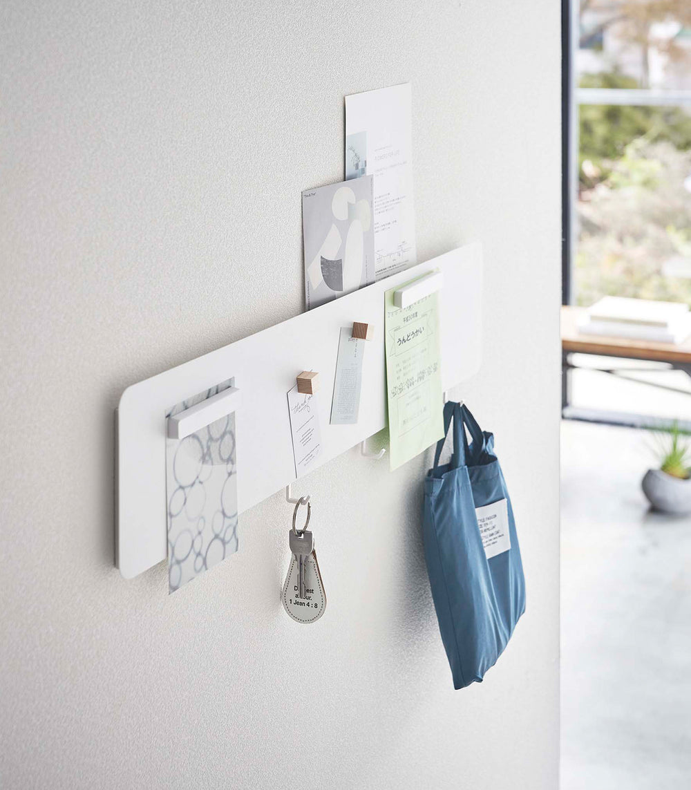 Wall-Mounted Magnet Board - Steel - Yamazaki Home