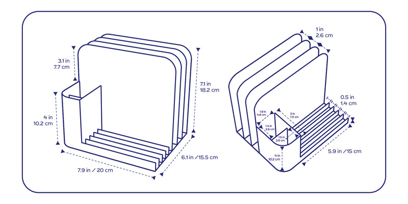 Apto Align Desk Caddy - Steel