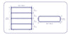 Apto Obround Shoe Rack - Tall - Steel - Ivory