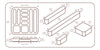 Apto Tidy Magnet Set - Steel + Wood
