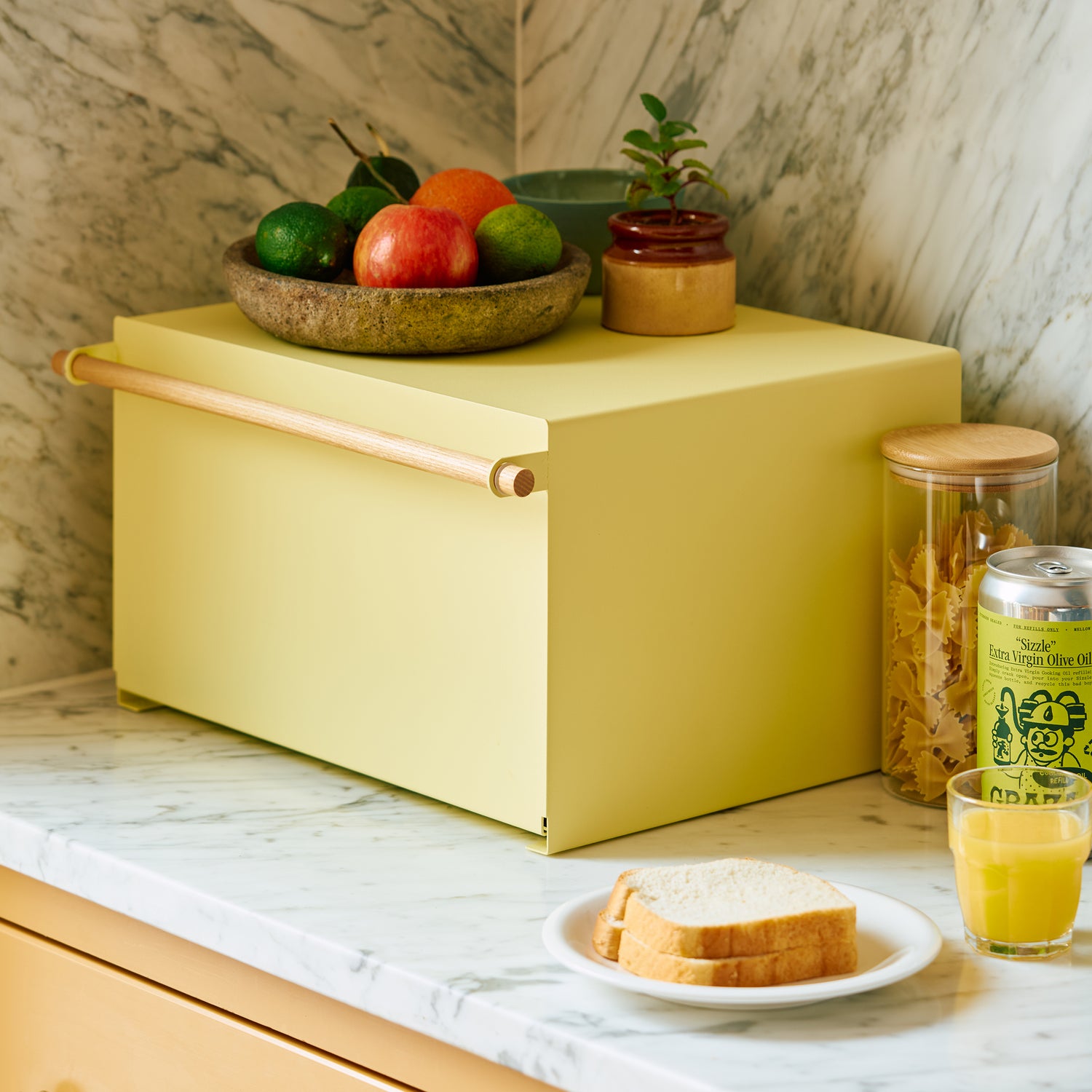 The Bread Box in Yellow Pear