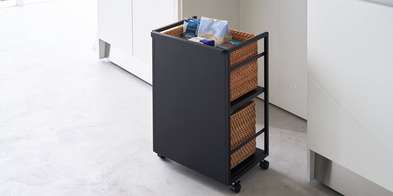 Two-Tier Hideaway Storage Cart