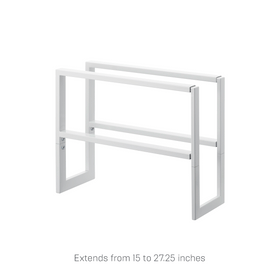 Product GIF showcasing the various configuration options for Expandable Shoe Rack - Two Sizes view 16
