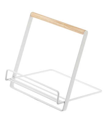 Tablet and Cookbook Stand on a blank background.
