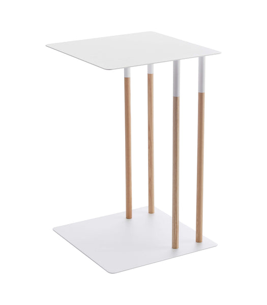 Yamazaki Steel & Wood Rectangular Side Table