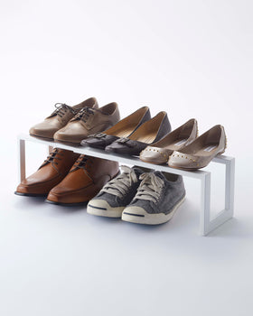Prop photo showing Expandable Shoe Rack - Two Sizes with various props. view 2