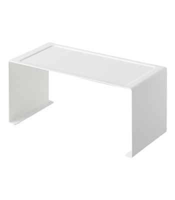 Stackable Countertop Shelf - Two Sizes on a blank background.
