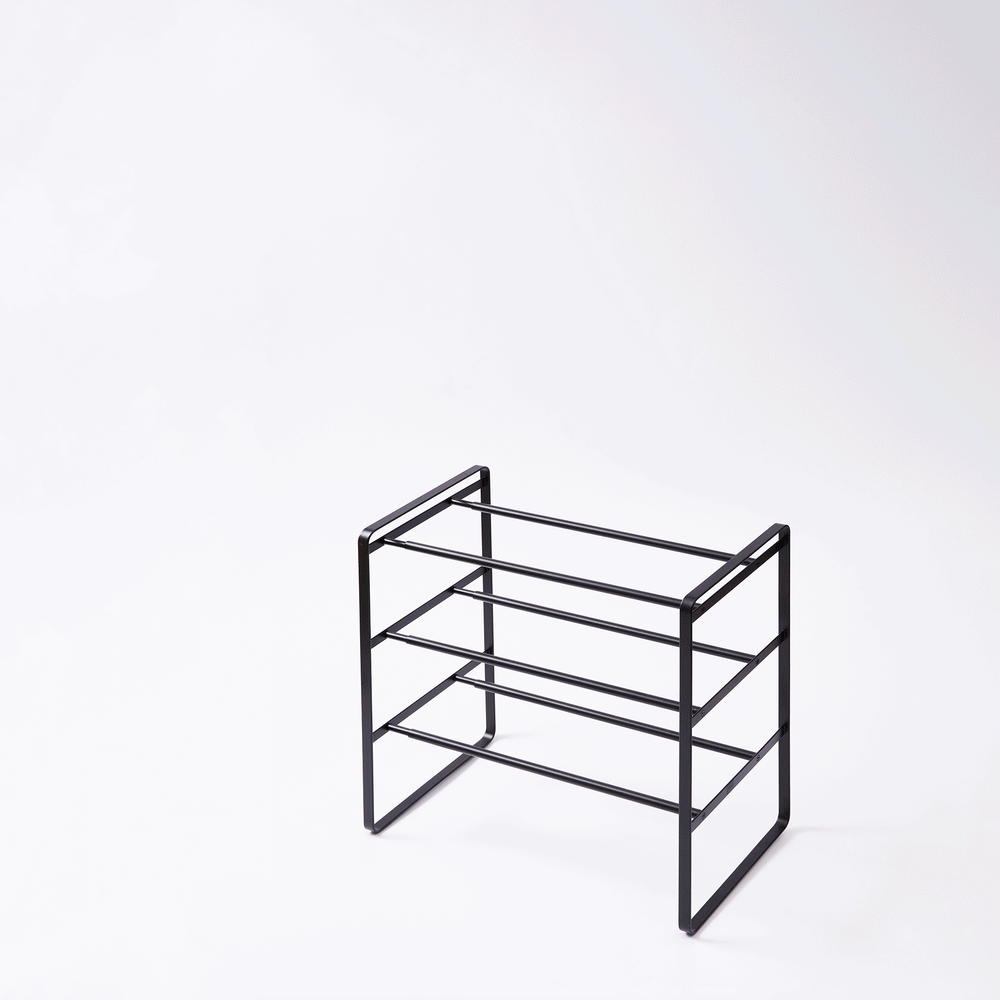 Three-Tier Expandable Shoe Rack (18