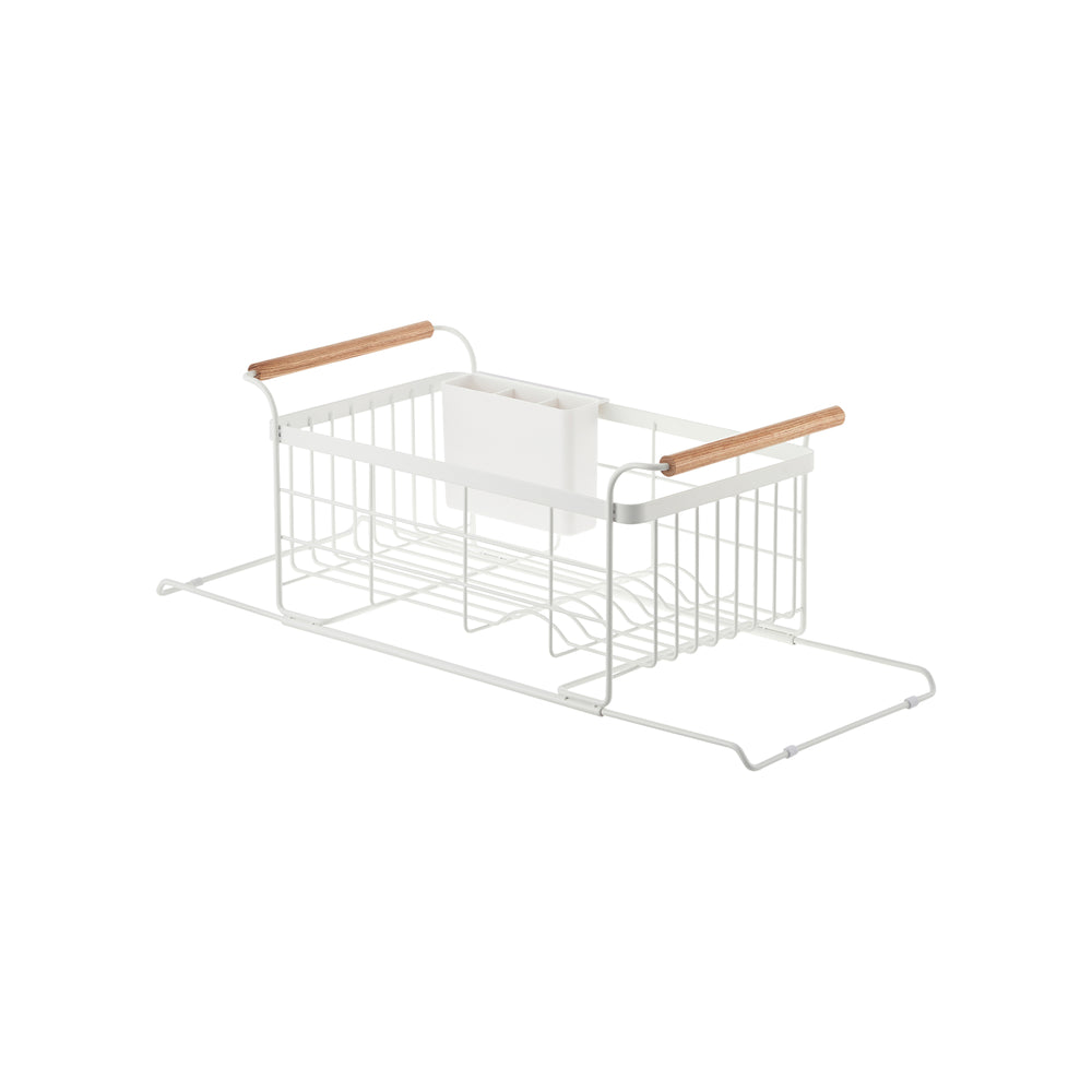 Over-the-Sink Dish Rack - Steel + Wood - Yamazaki Home