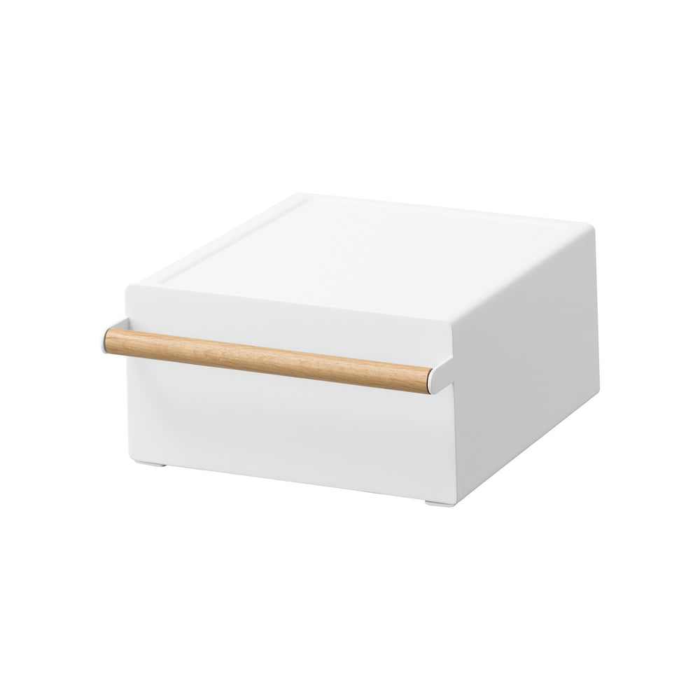 Countertop Rack with Drawer - Steel + Wood