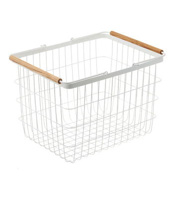 Wire Basket - Two Sizes on a blank background.