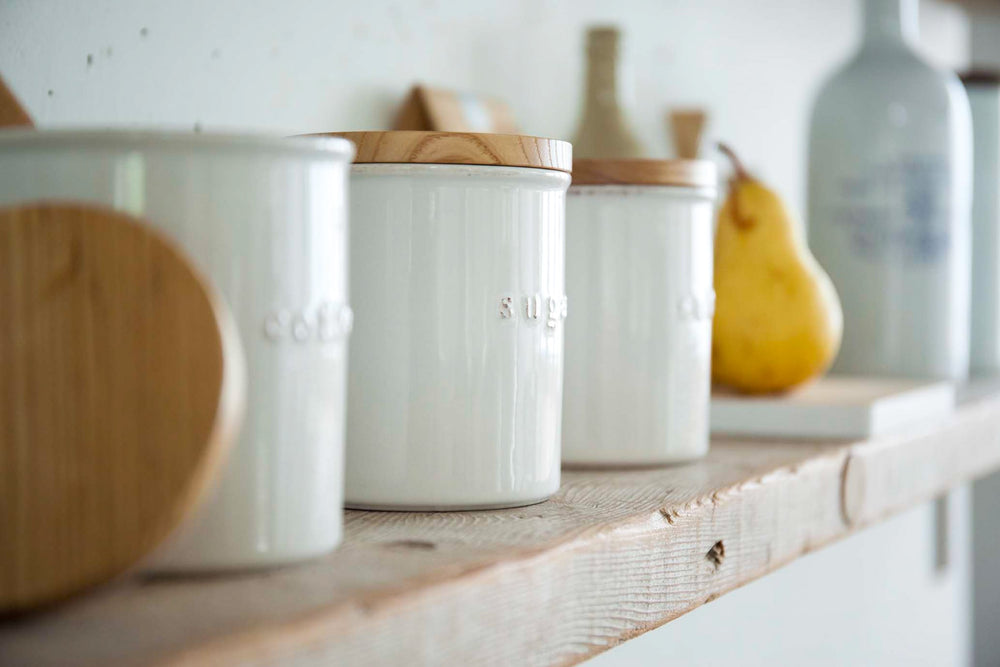 Ceramic Canister - Four Styles - - Yamazaki Home