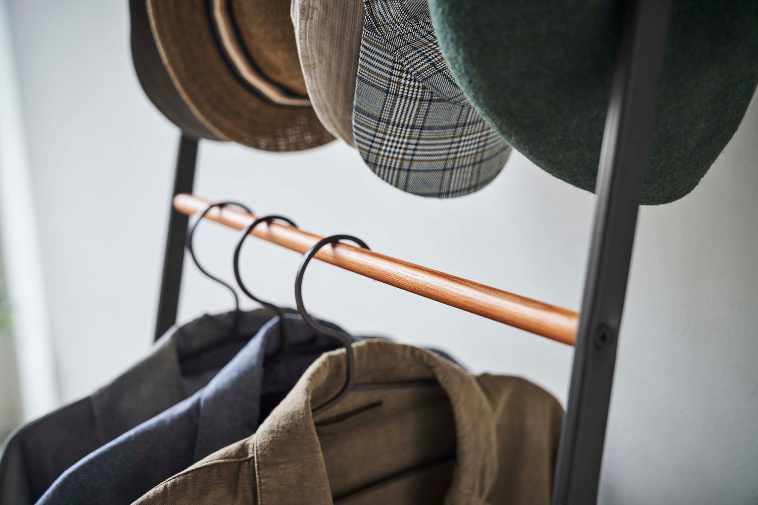 Coat Rack with Hat Storage (66