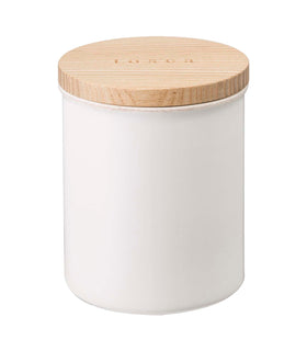 Ceramic Canister - Four Styles on a blank background. view 1
