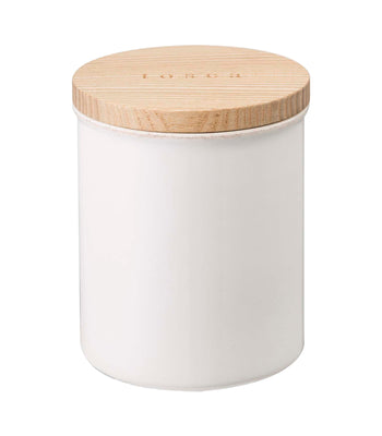 Ceramic Canister - Four Styles on a blank background.