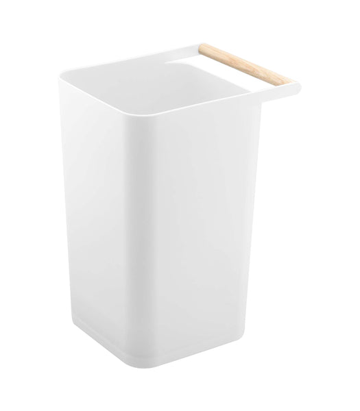 YAMAZAKI home 4489 Tall Trash Can-Modern Garbage Waste Basket with Handle,  One Size, Black