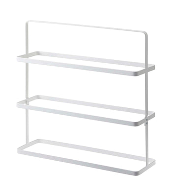 Shoe Rack - Two Styles on a blank background.