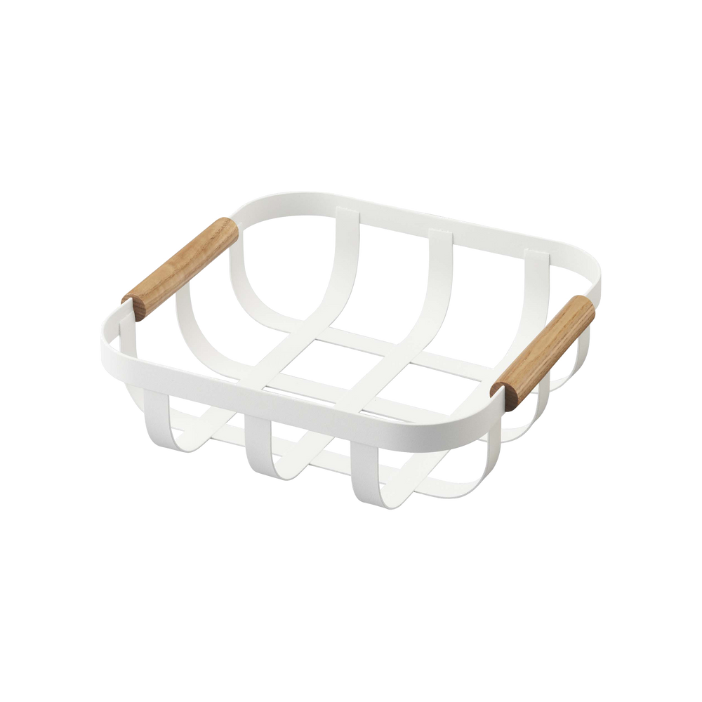 Fruit Basket - Steel + Wood