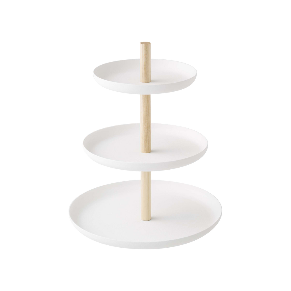 Serving Stand - Steel + Wood