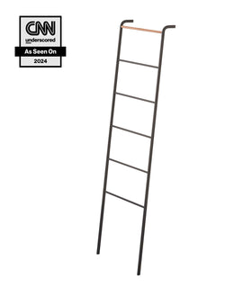 Leaning Storage Ladder - Two Styles on a blank background. view 4