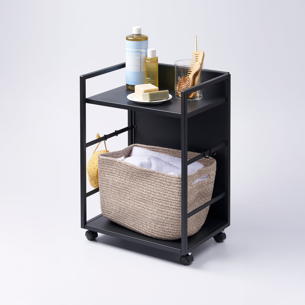 Two-Tier Hideaway Storage Cart (24