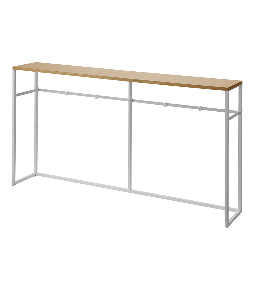 View 1 - Long Console Table - Two Styles on a blank background.